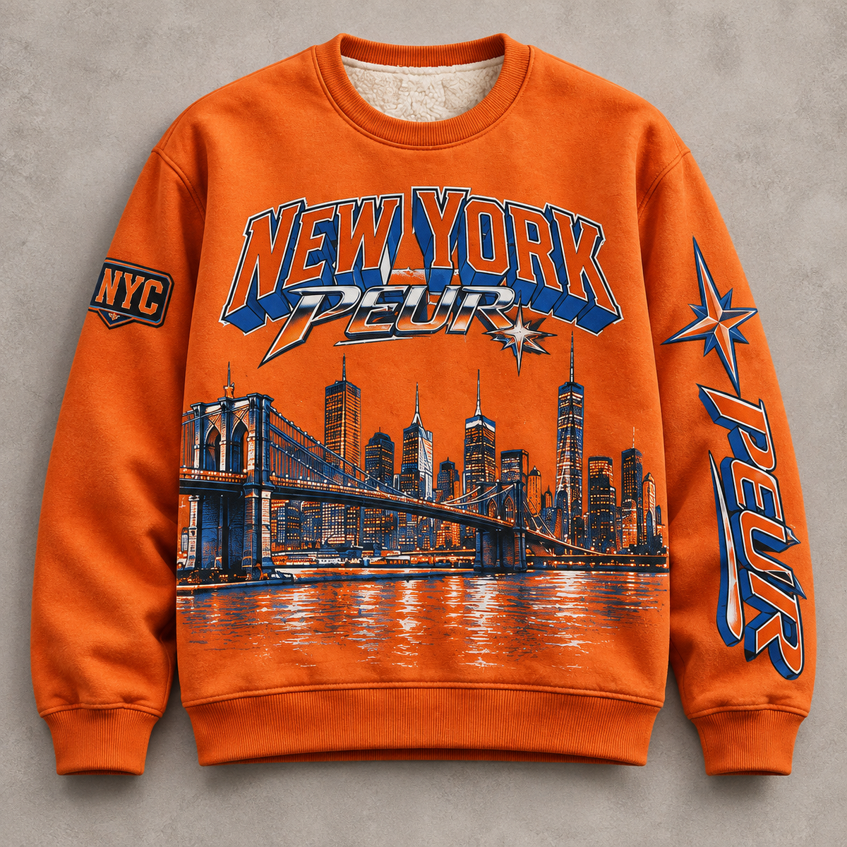 Brooklyn bridge PEUR skyline L/S shirt