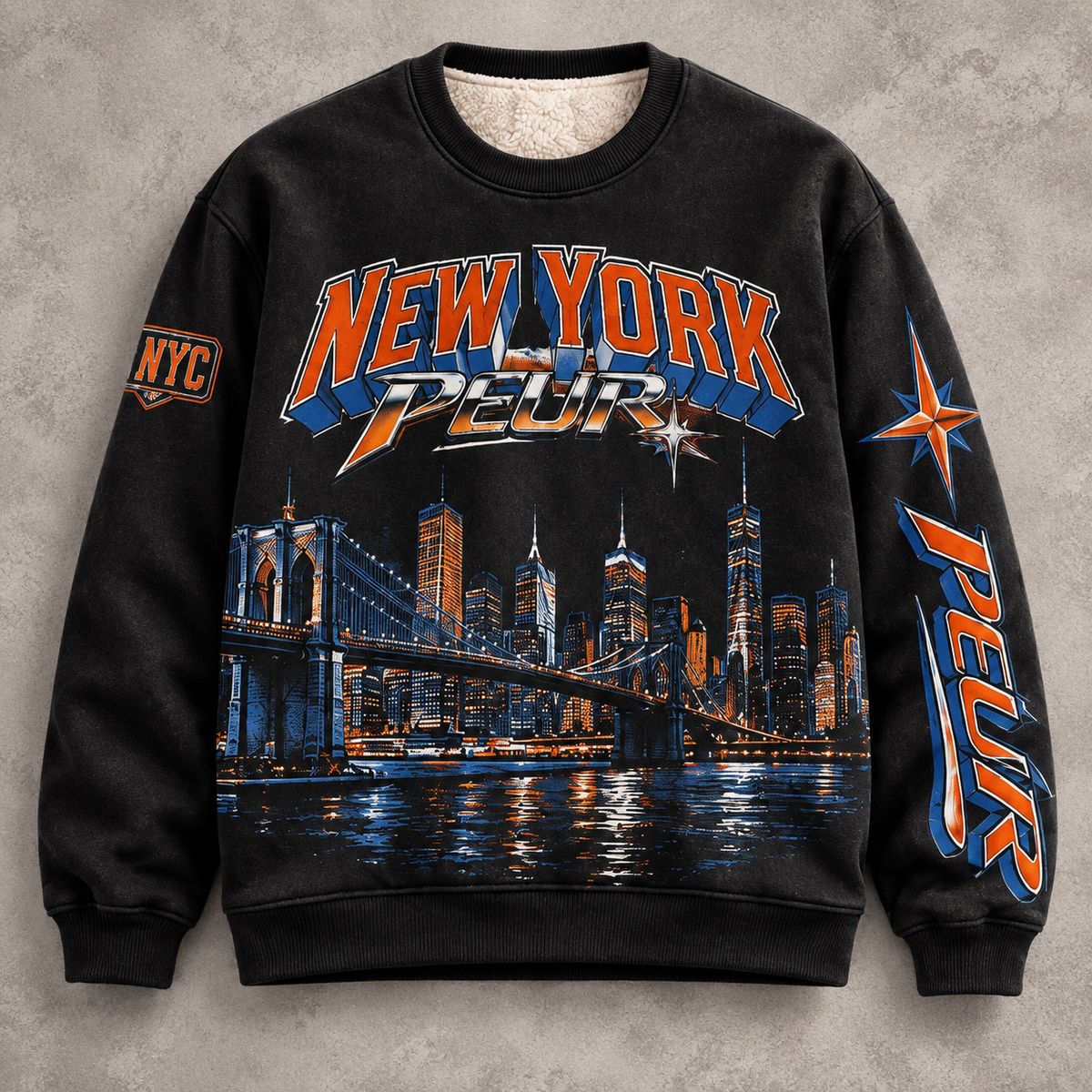 Brooklyn bridge PEUR skyline L/S shirt