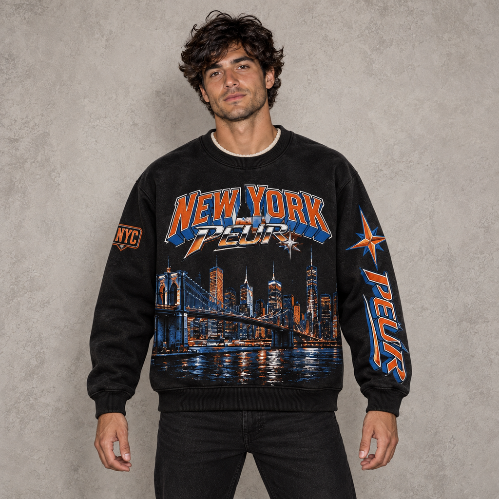 Brooklyn bridge PEUR skyline L/S shirt