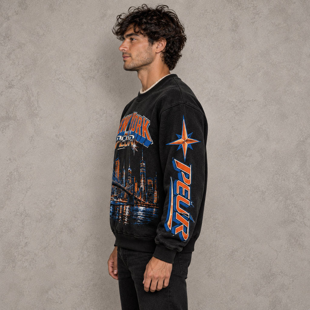 Brooklyn bridge PEUR skyline L/S shirt