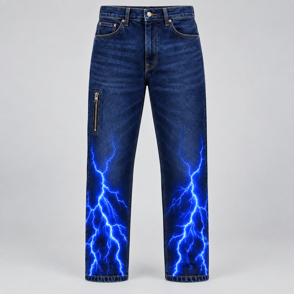 Lightning PEUR denim jeans
