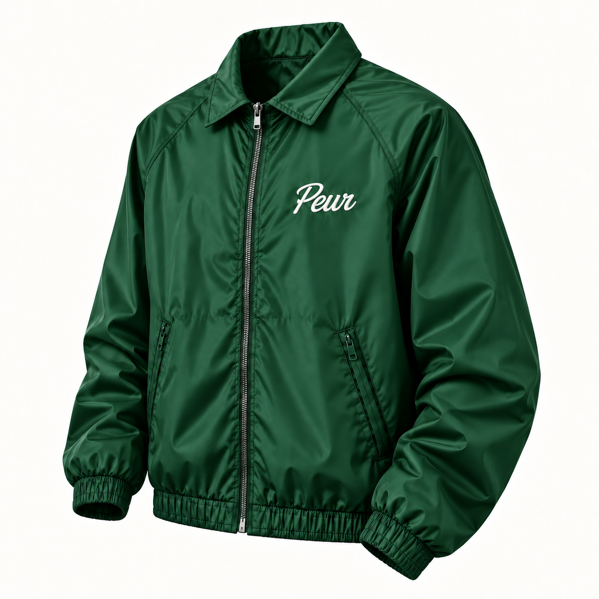 Peur windbreaker script logo jacket
