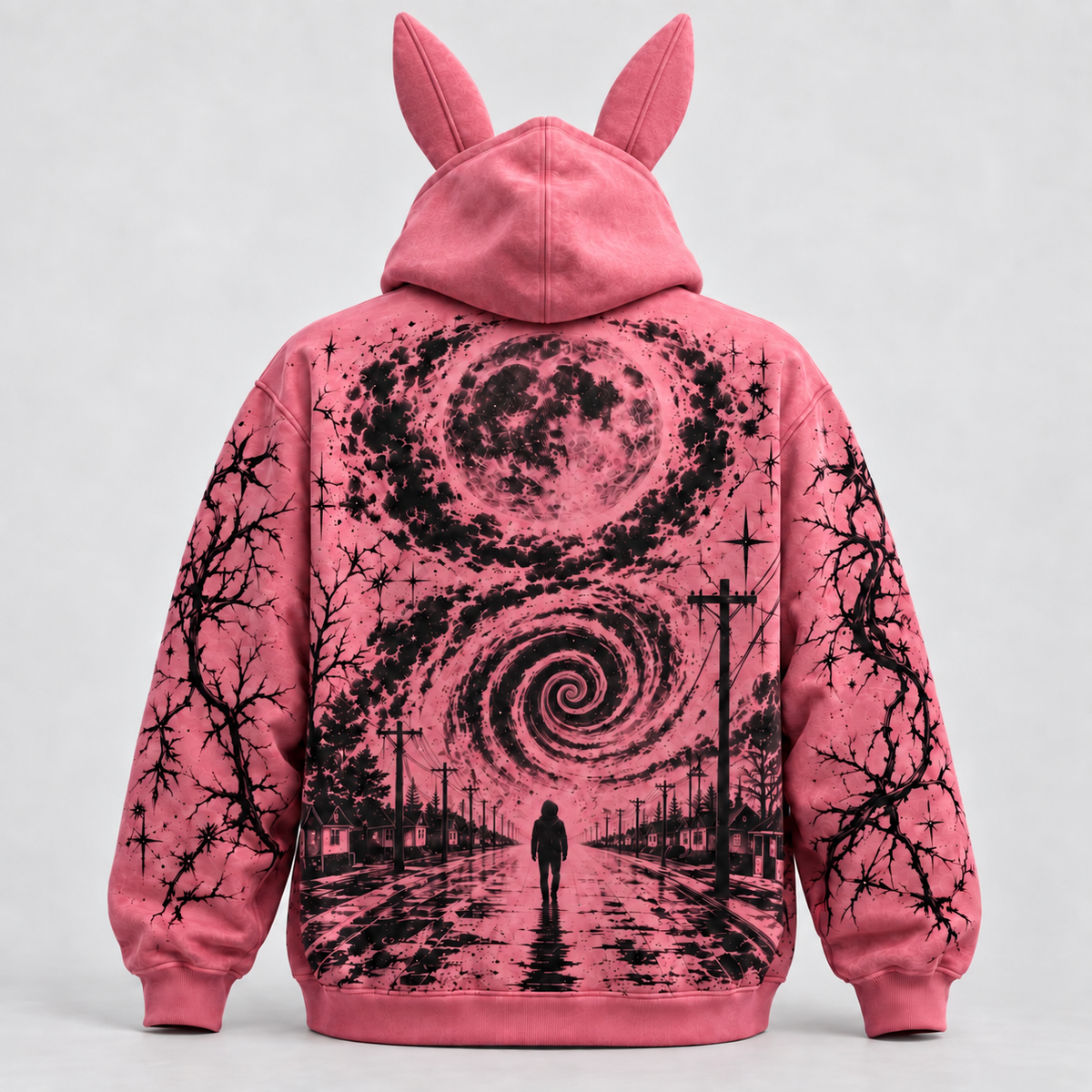 full zip frank dark hoodie