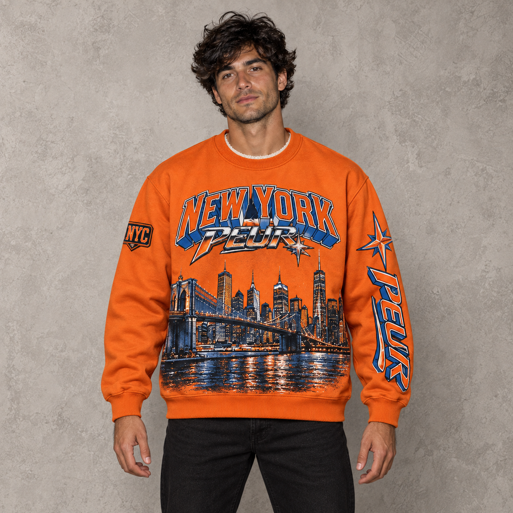 Brooklyn bridge PEUR skyline L/S shirt