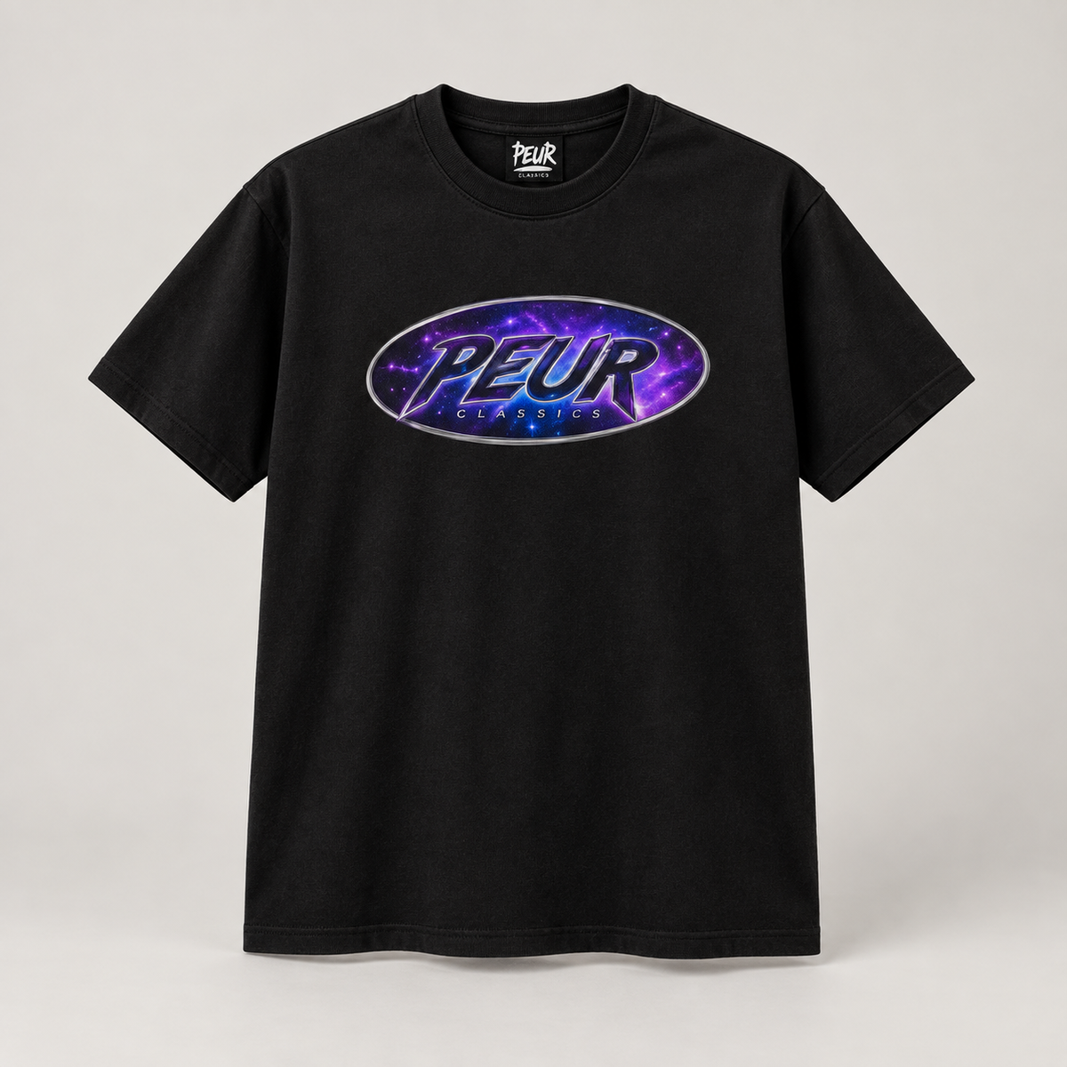 Peur Circle galaxy tee