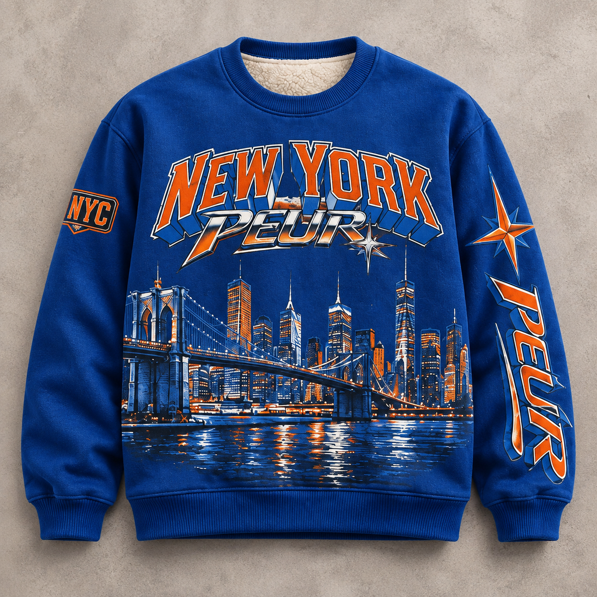 Brooklyn bridge PEUR skyline L/S shirt