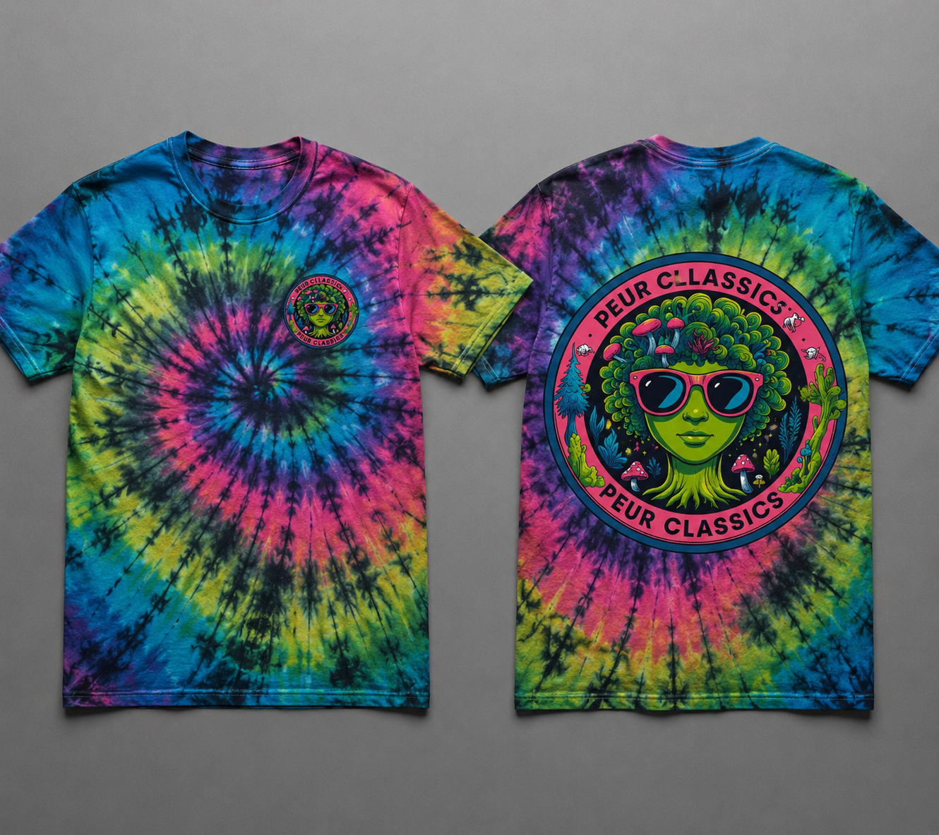 Peur Classics Tie-Dye Short Sleeve Shirt
