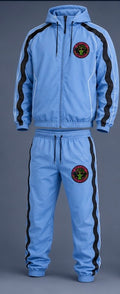 Peur Classics comet blue hooded track set